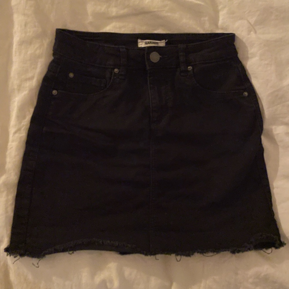 Garage Black Mini Skirt